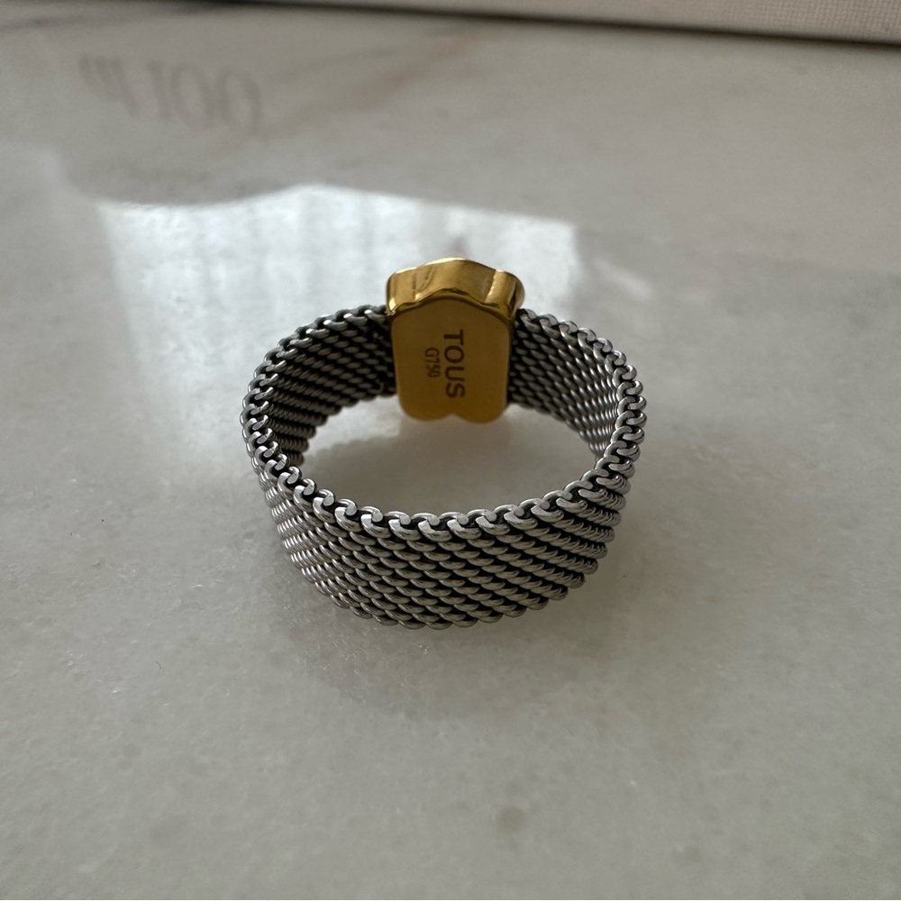 Authentic TOUS STEEL SWEET DOLLS RING - Picture 5 of 7